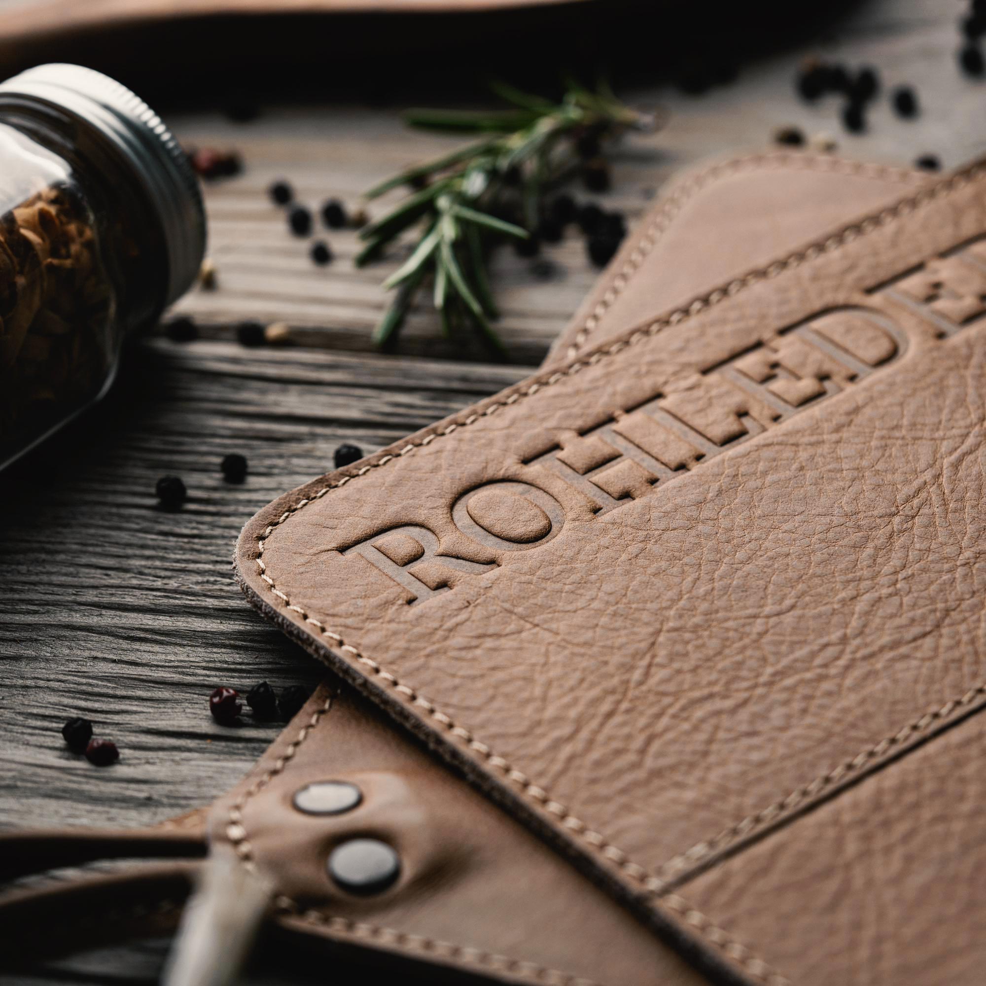 2x maniques de cuisine en cuir 3