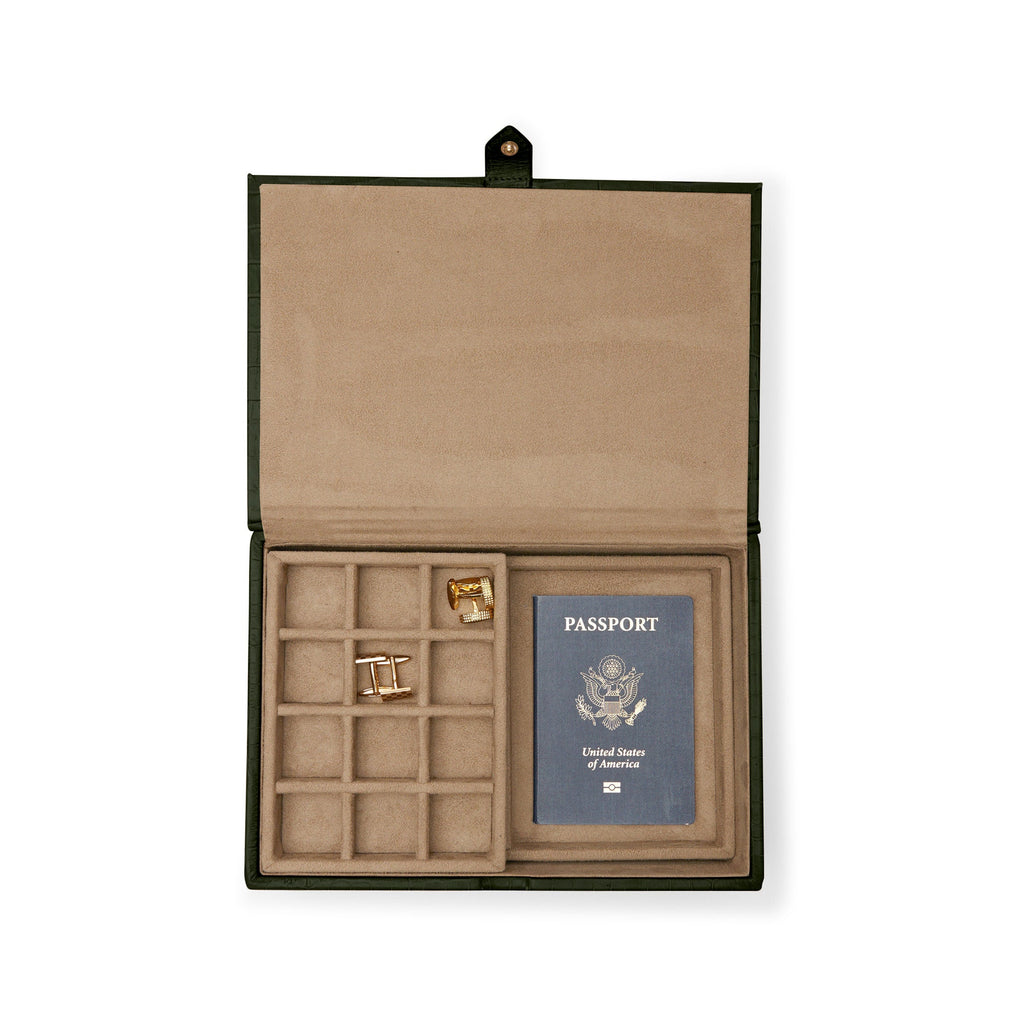 Boîte à bijoux moyenne Forest Croc 5