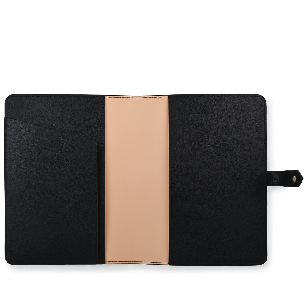 Carnet à spirale A5 double face noir/naturel 2