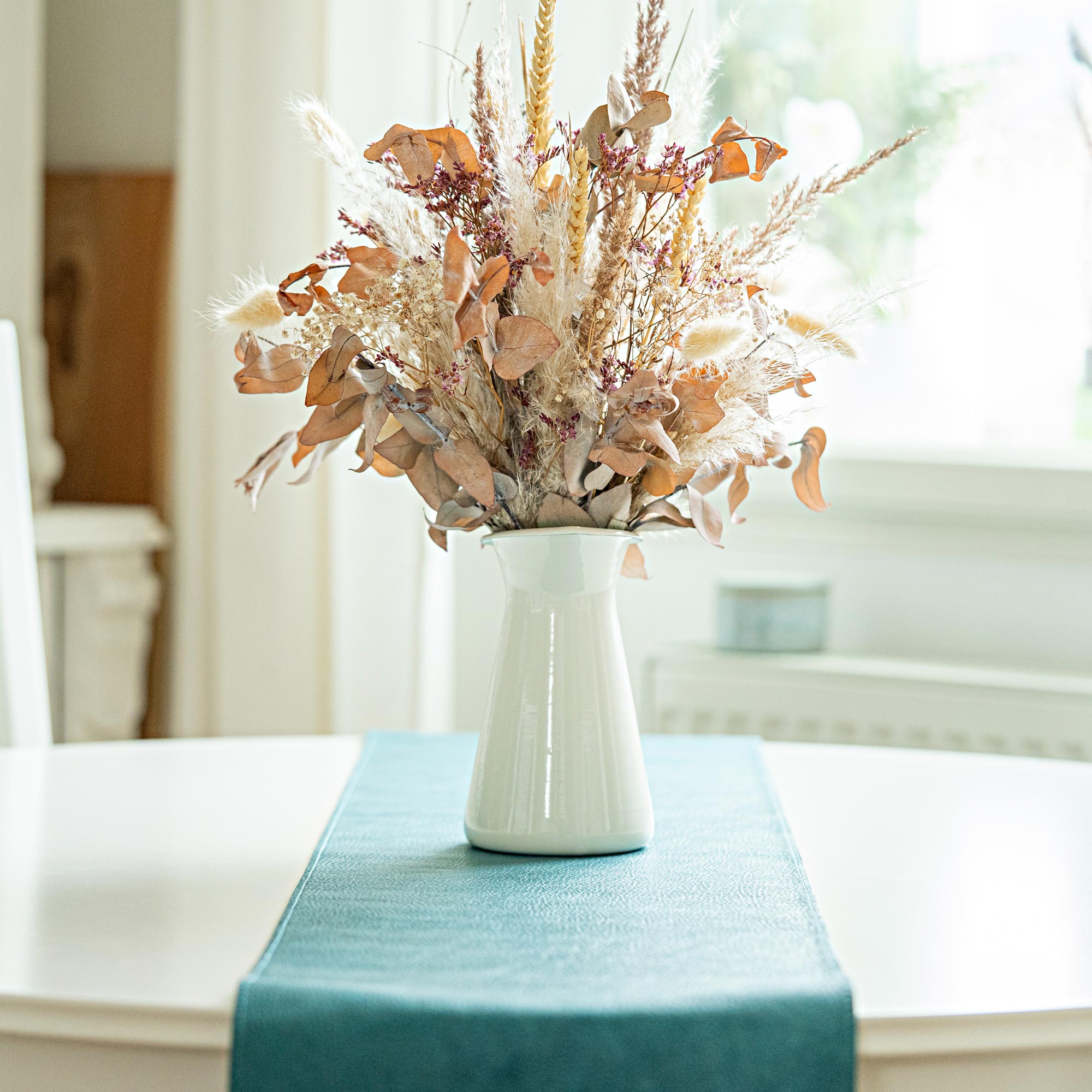 Chemin de Table en Cuir Nappa Italien – Élégance Artisanale et Design Unique pour Décoration Intérieure 2