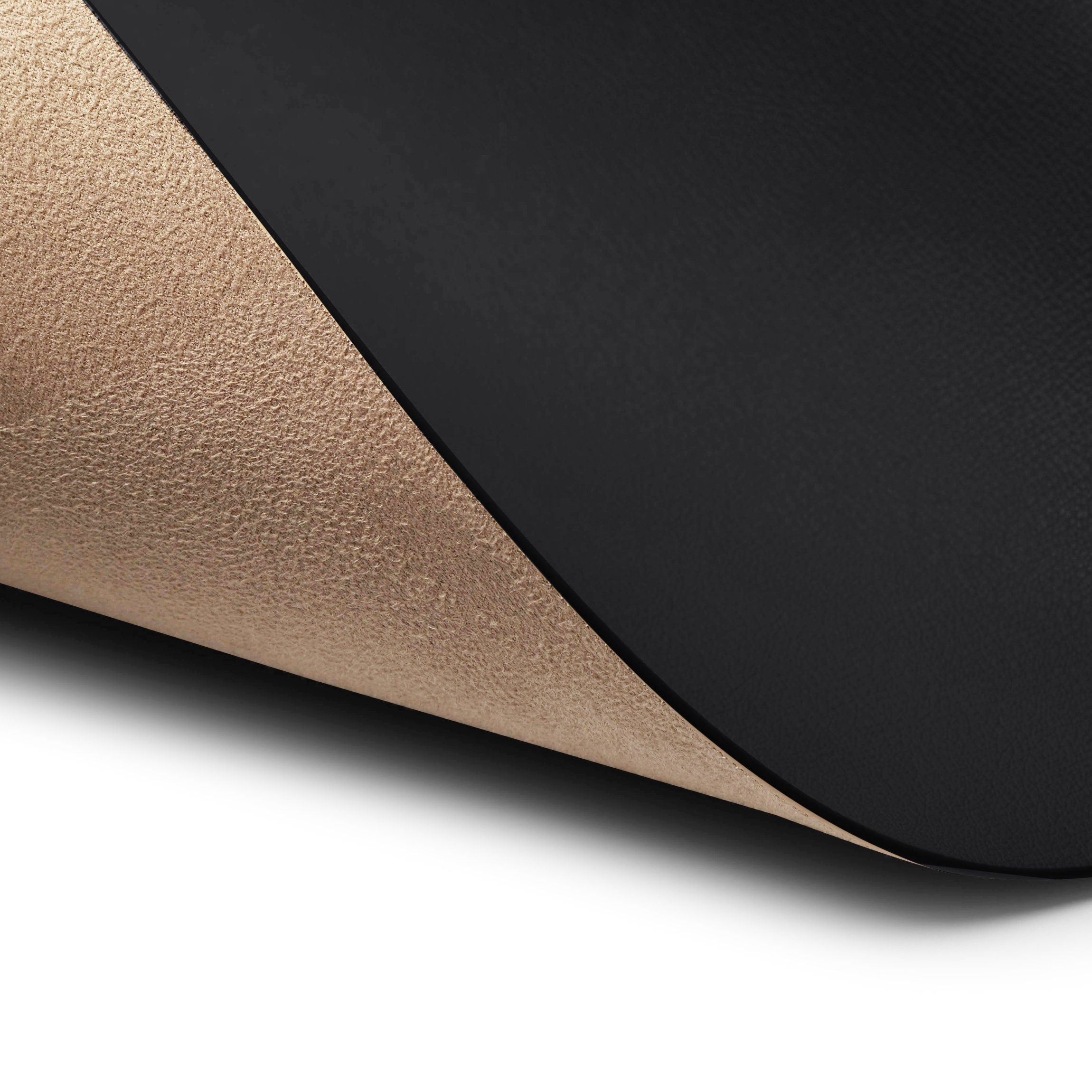 Dessous de verre ronds modernes et support, lot de 8 noirs 4