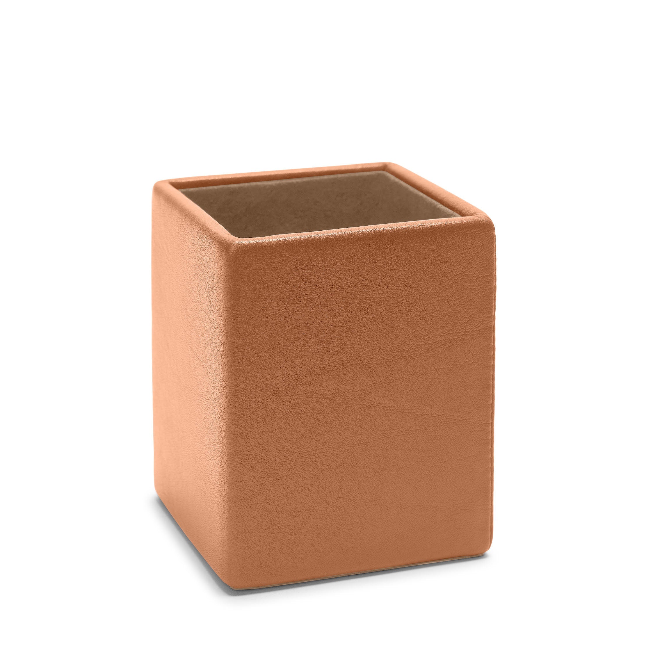 Ensemble d'accessoires de bureau classiques couleur cognac 2