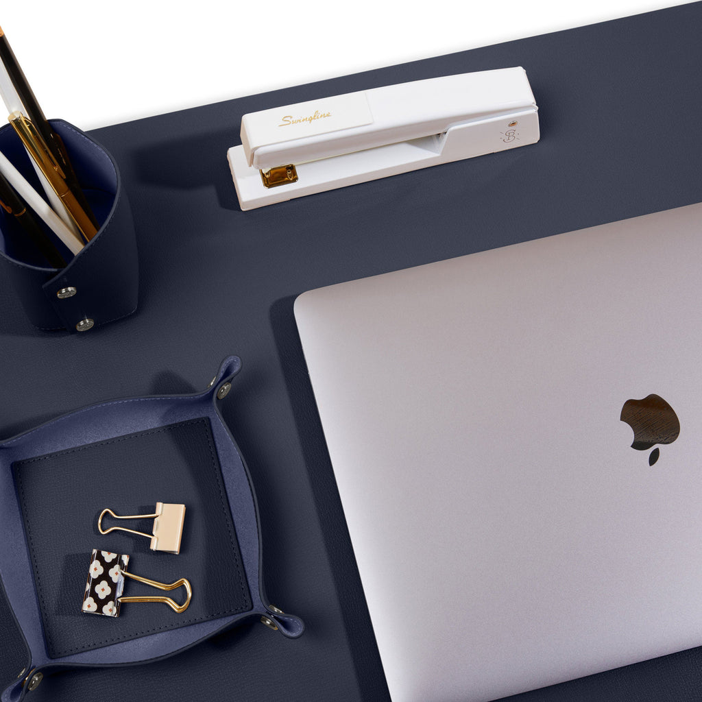 Ensemble de bureau moderne bleu nuit 1