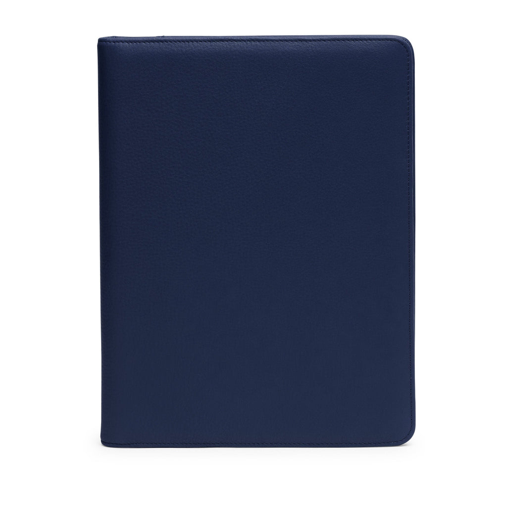 Étui folio de luxe pour gaucher bleu marine 2