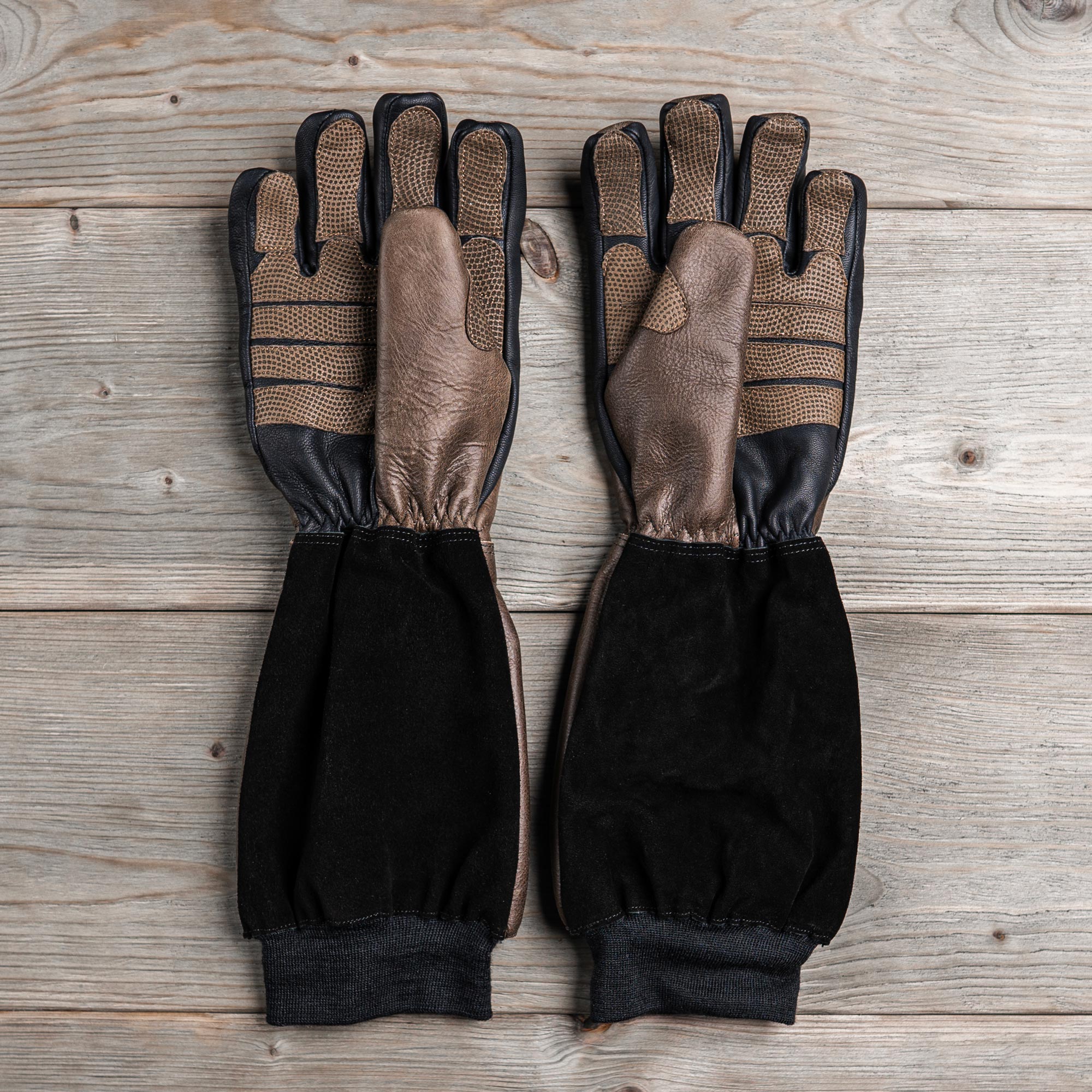 Gants de barbecue en cuir 0