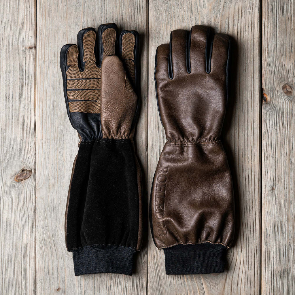 Gants de barbecue en cuir 2