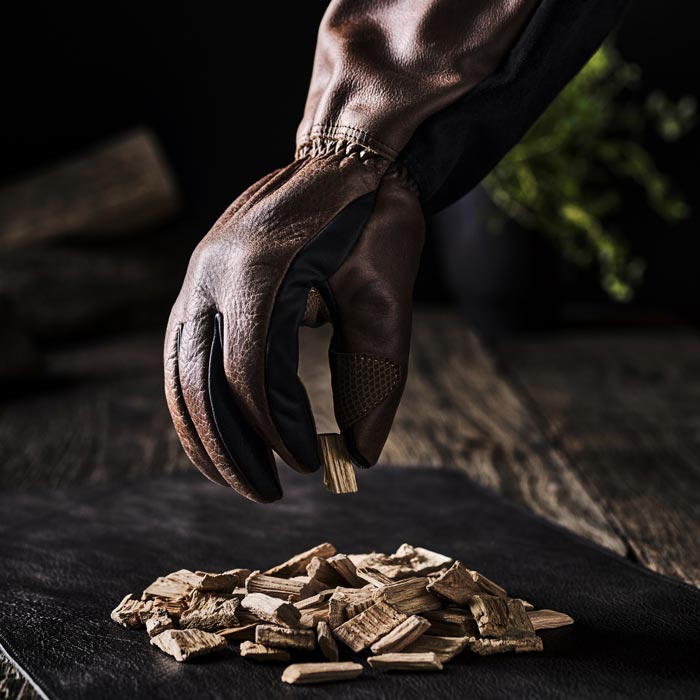 Gants de barbecue en cuir 5