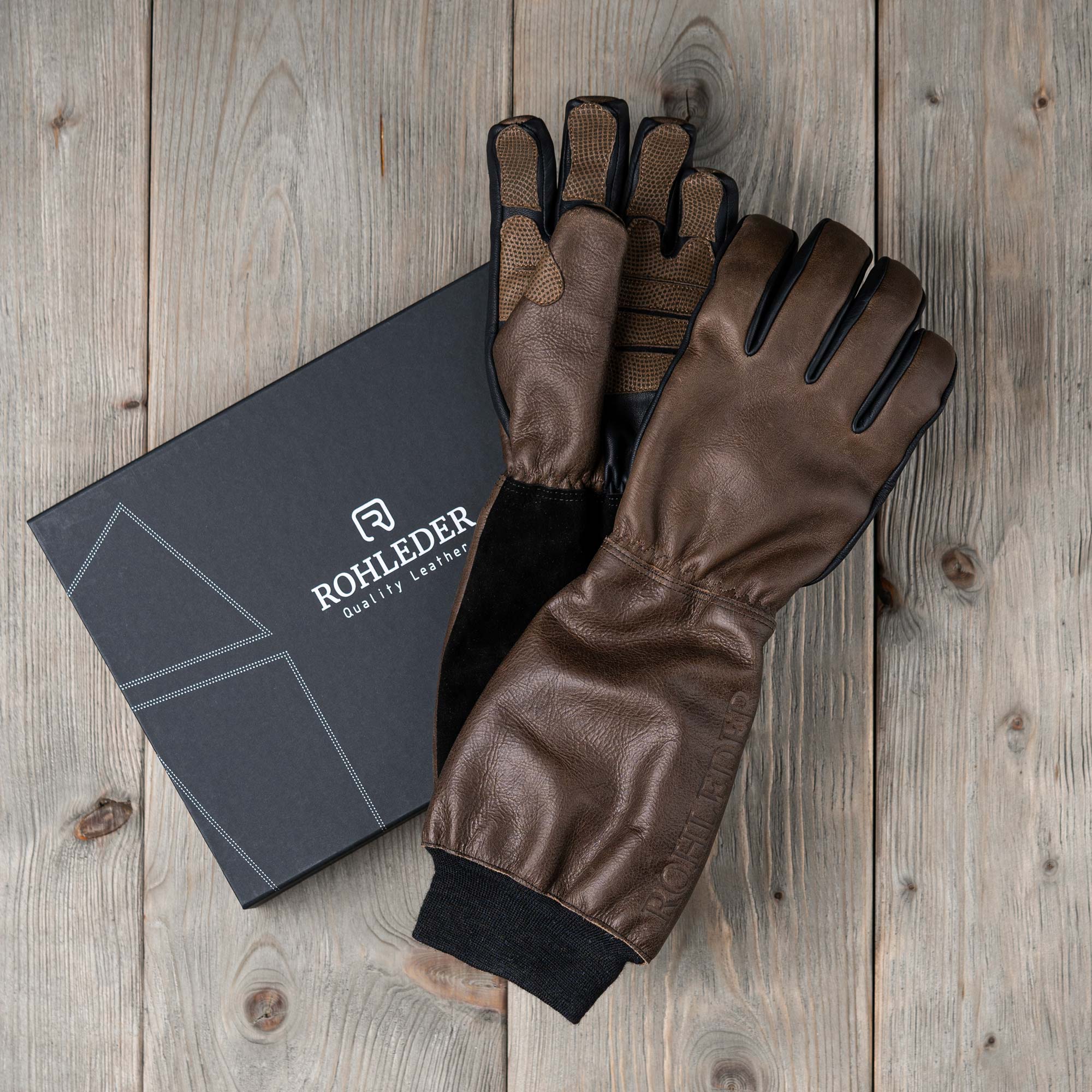 Gants de barbecue en cuir 7
