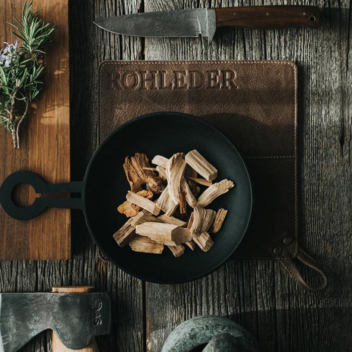 Maniques de Cuisine en Cuir Italien Résistantes à la Chaleur et à l'Eau - Gants de Cuisine Anti Chaleur Artisanaux 2