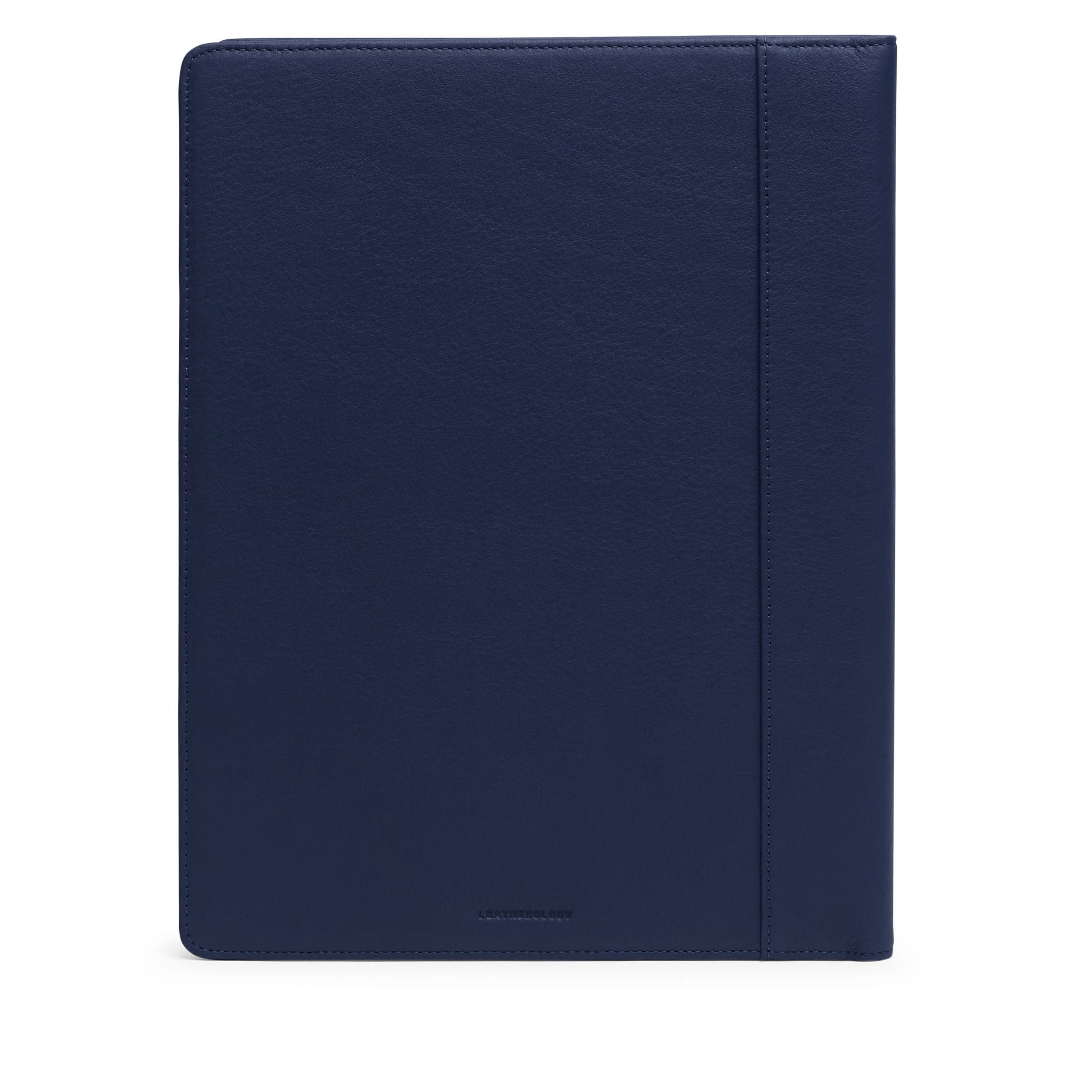 Pochette en cuir bleu marine 4