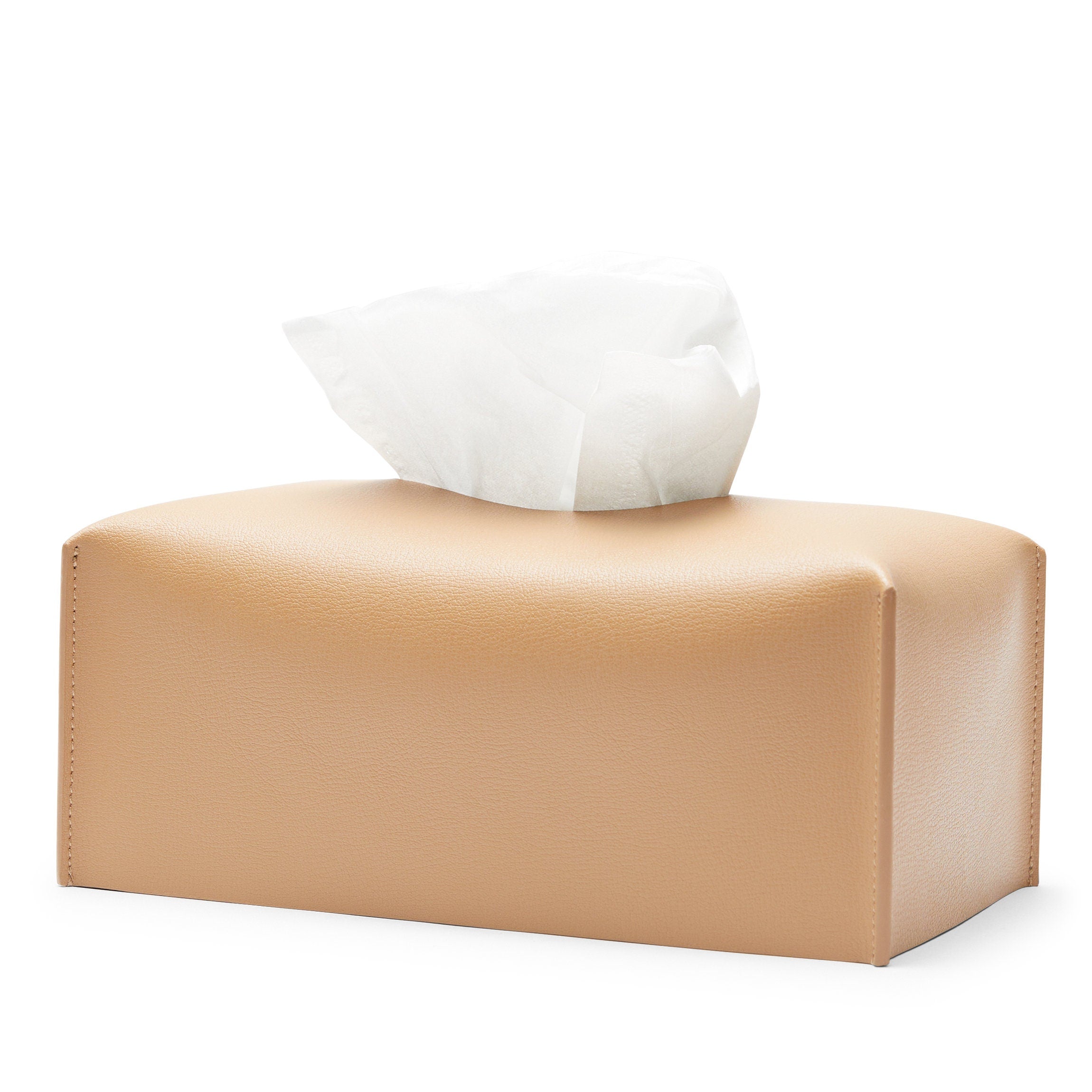 Porte-boîtes à mouchoirs horizontal moderne beige 0