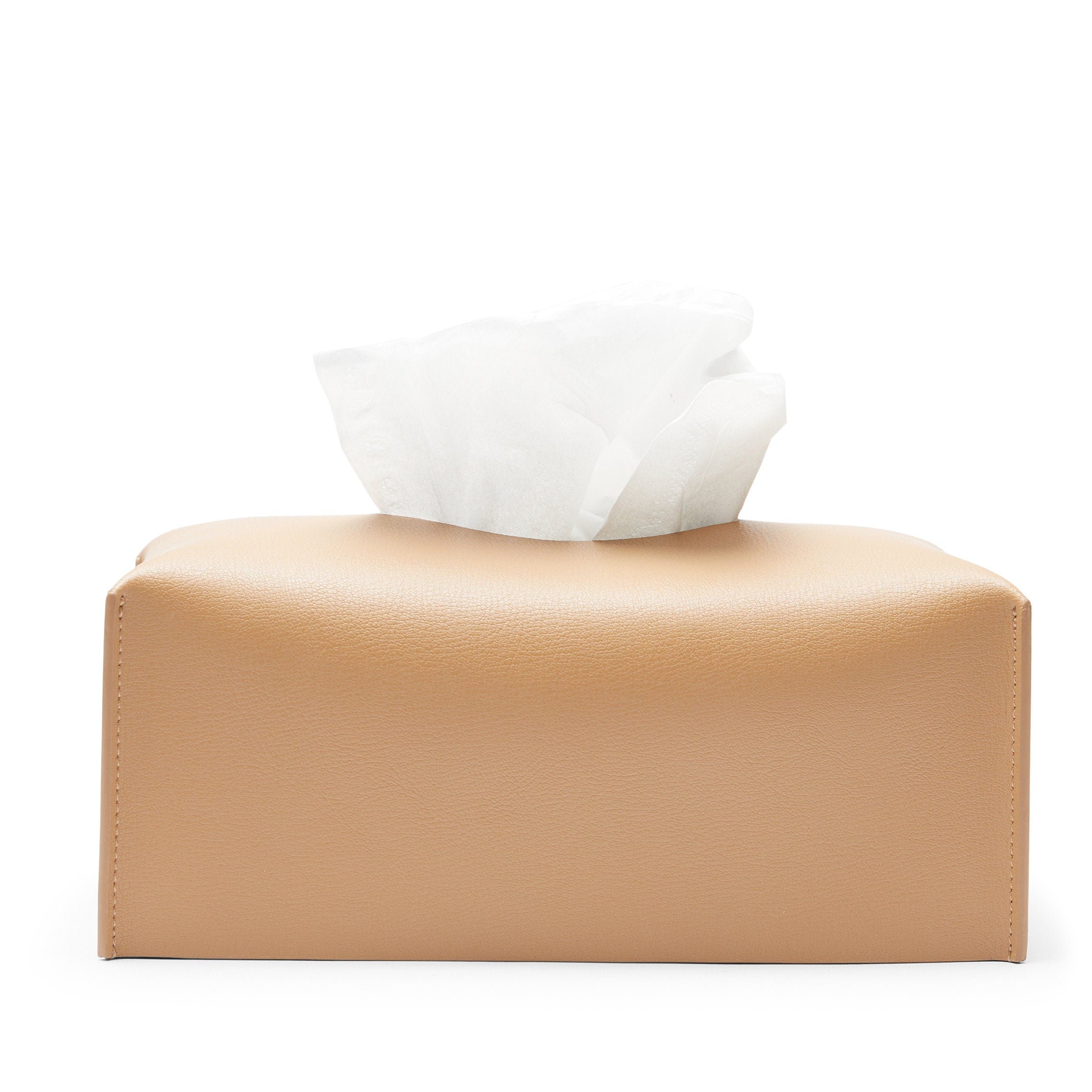 Porte-boîtes à mouchoirs horizontal moderne beige 1