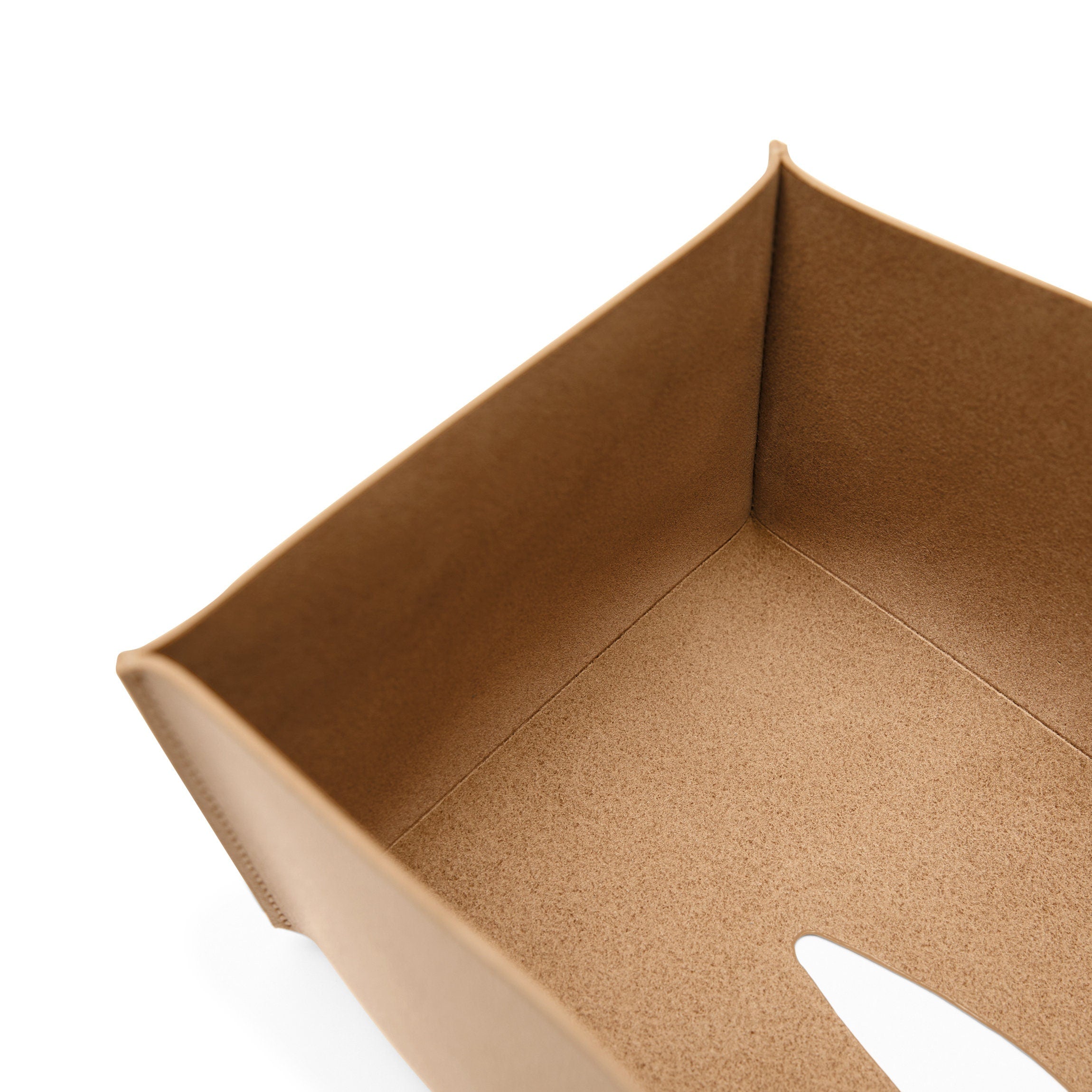 Porte-boîtes à mouchoirs horizontal moderne beige 3