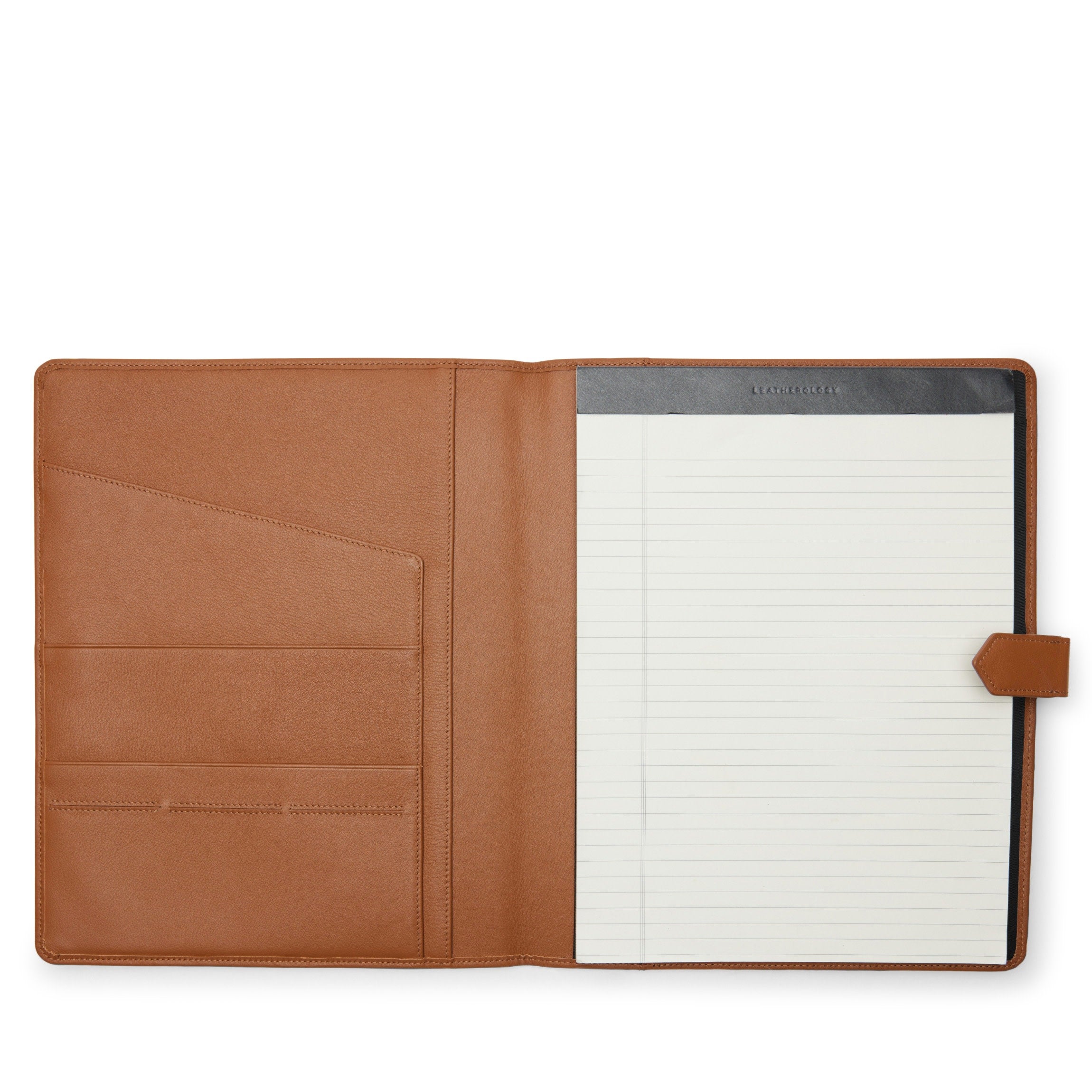 Porte-documents Letter Snap Cognac 0