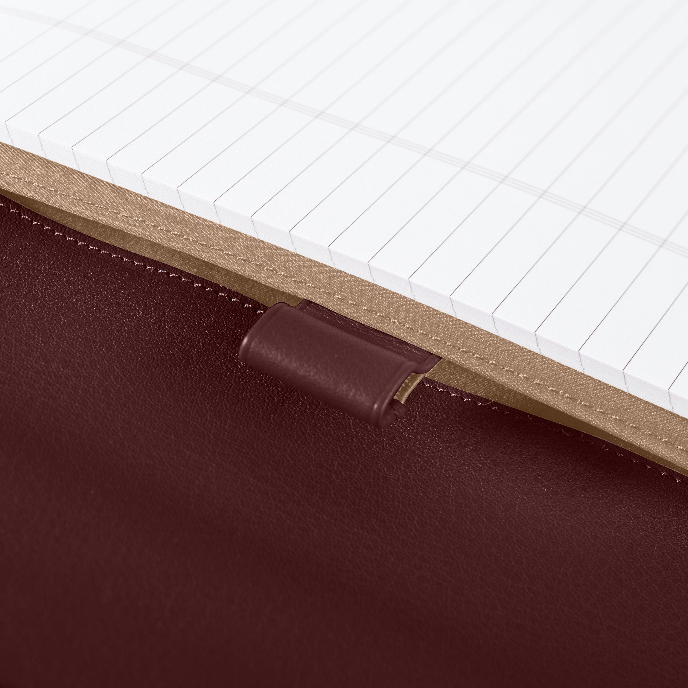 Portefeuille zippé Executive Bordeaux 4