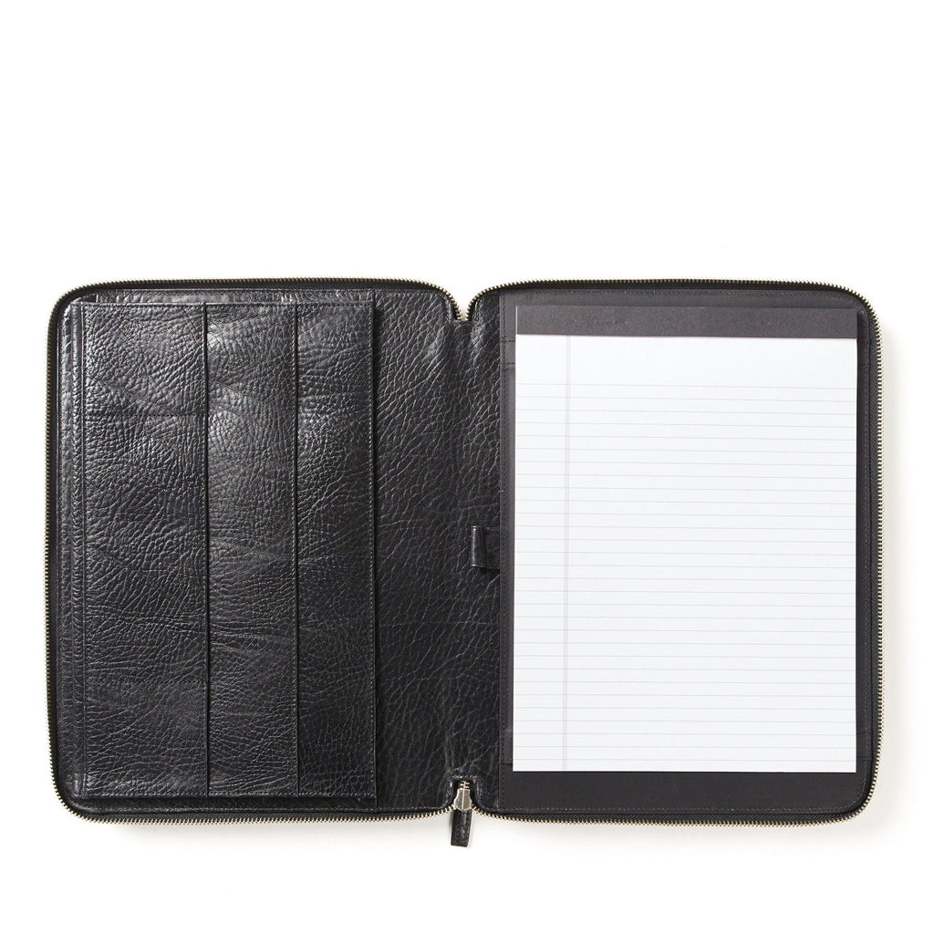 Portefeuille zippé Executive Ébène 0