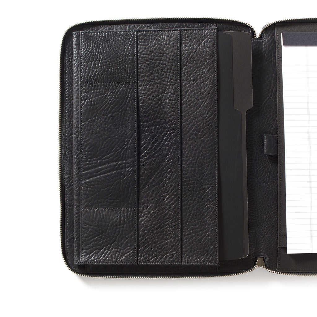 Portefeuille zippé Executive Ébène 6