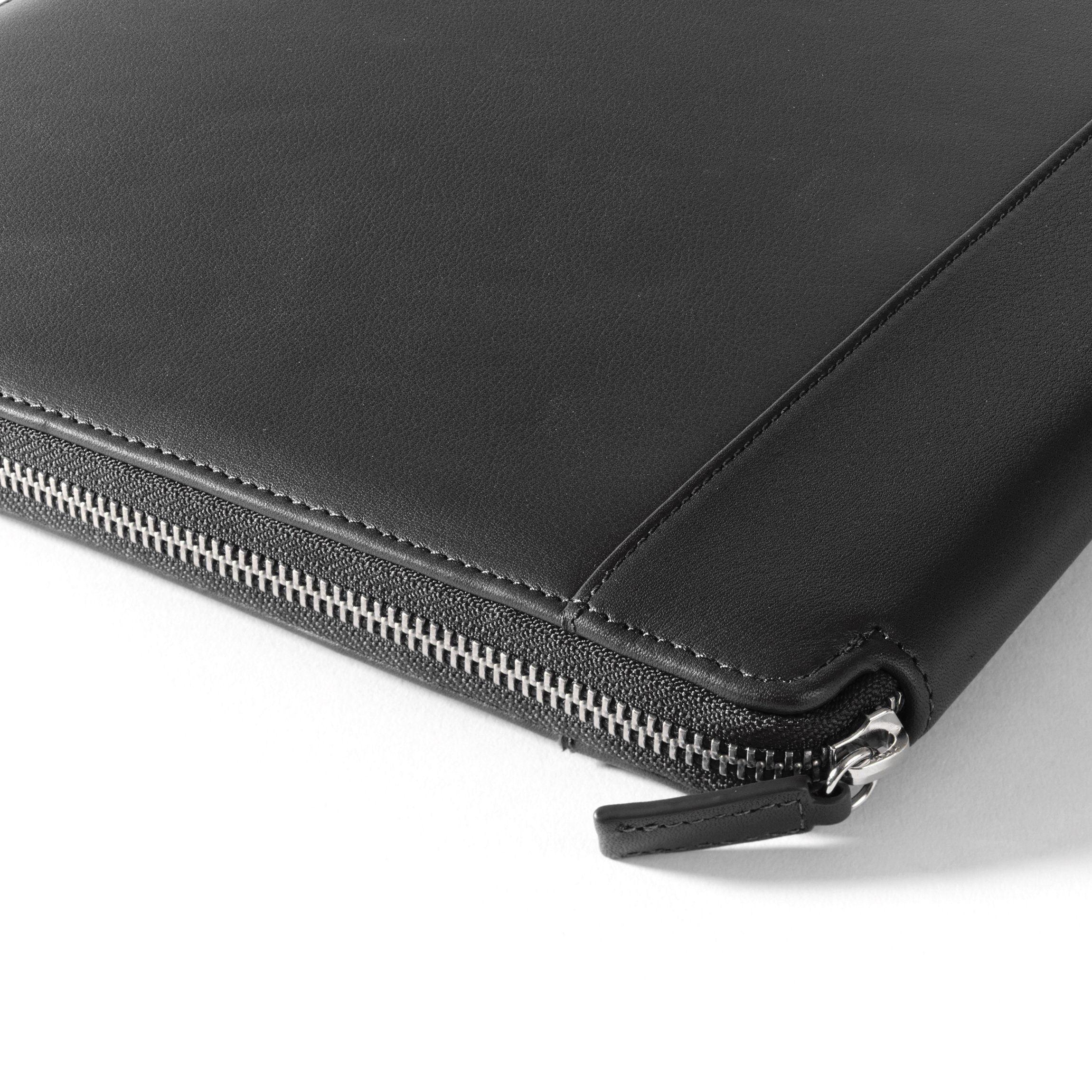 Portefeuille zippé pour gaucher Noir Onyx 2