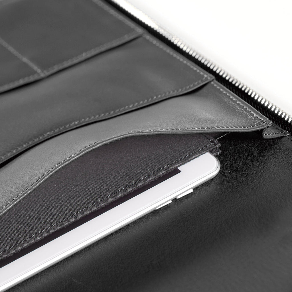 Portefeuille zippé pour gaucher Noir Onyx 3