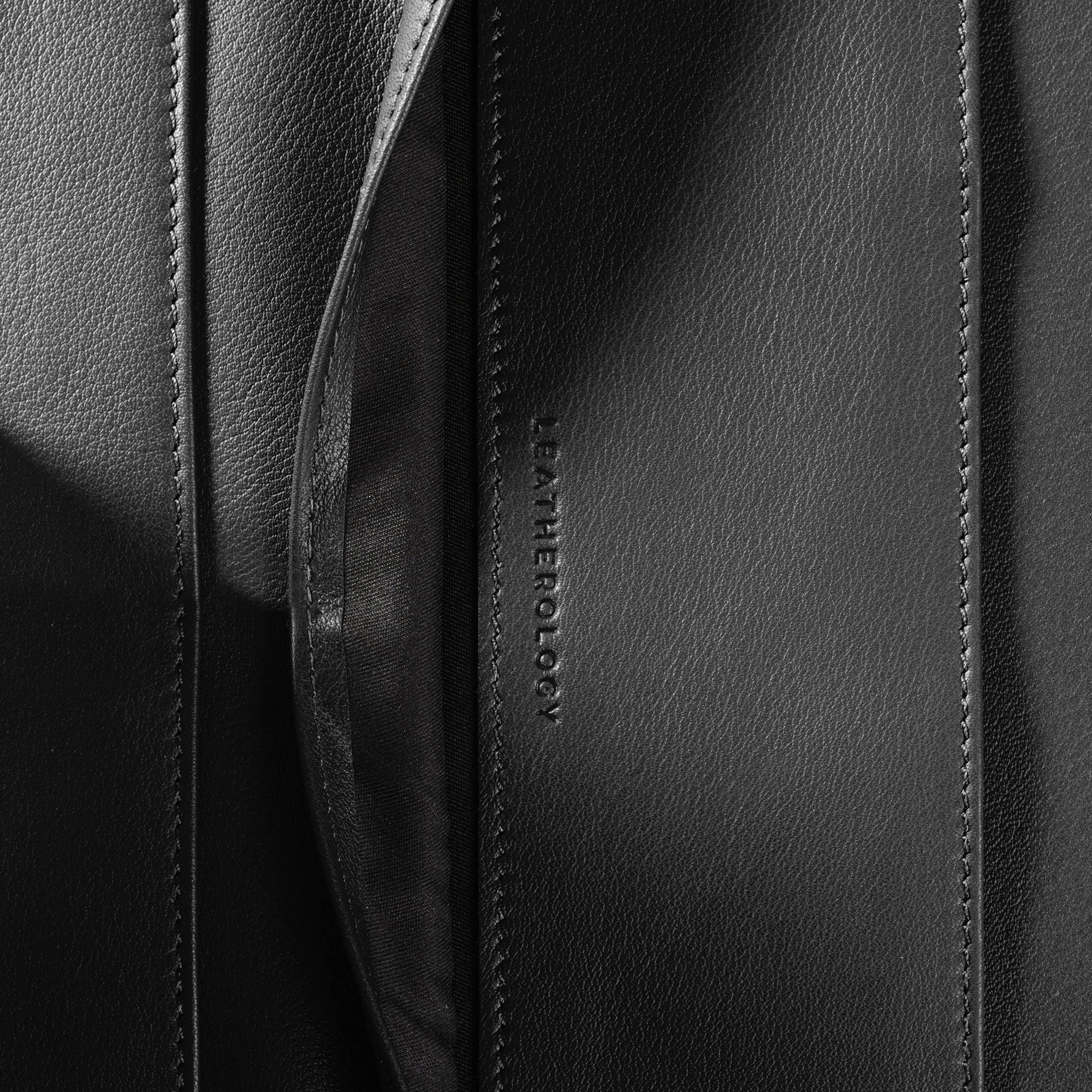 Portefeuille zippé pour gaucher Noir Onyx 5