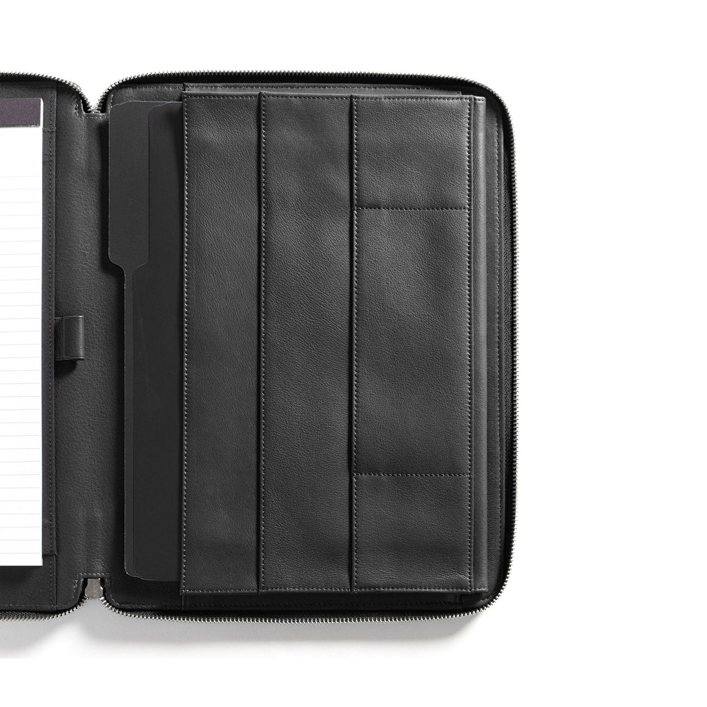 Portefeuille zippé pour gaucher Noir Onyx 6