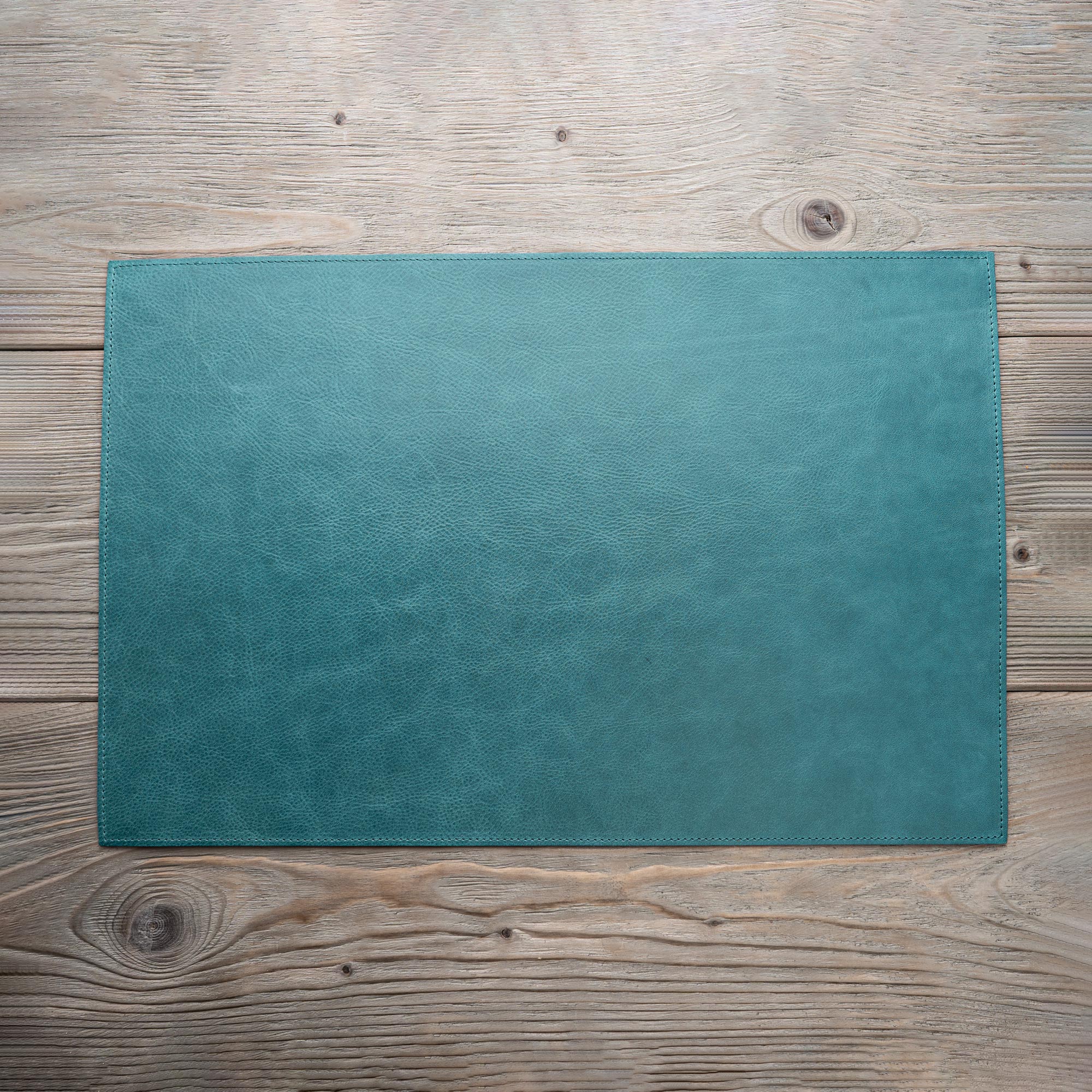 Set de Table en Cuir Nappa Italien Rectangulaire – Résistant à l'Eau et Design Élégant pour Table 9