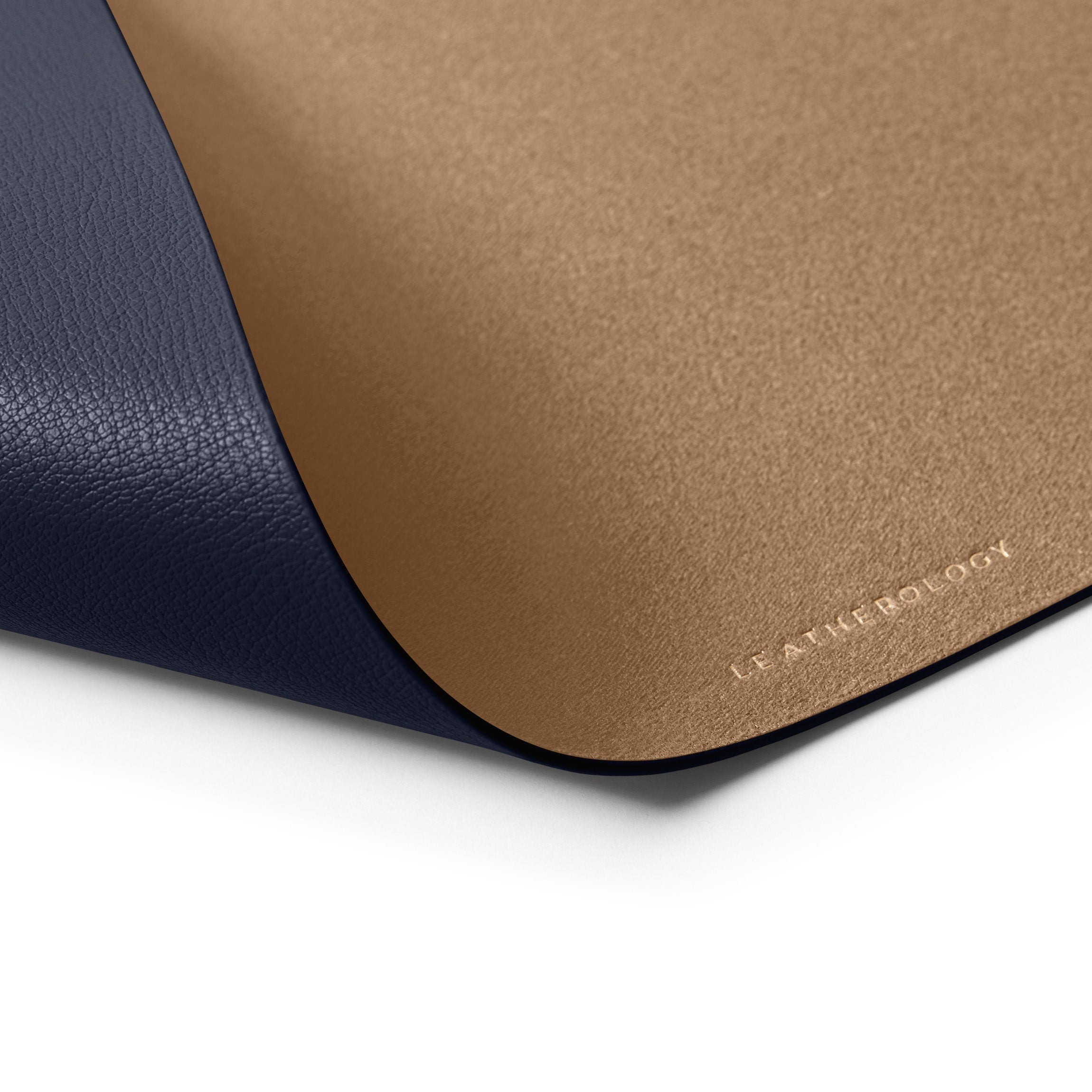 Sous-main de bureau moderne extra long bleu nuit 6