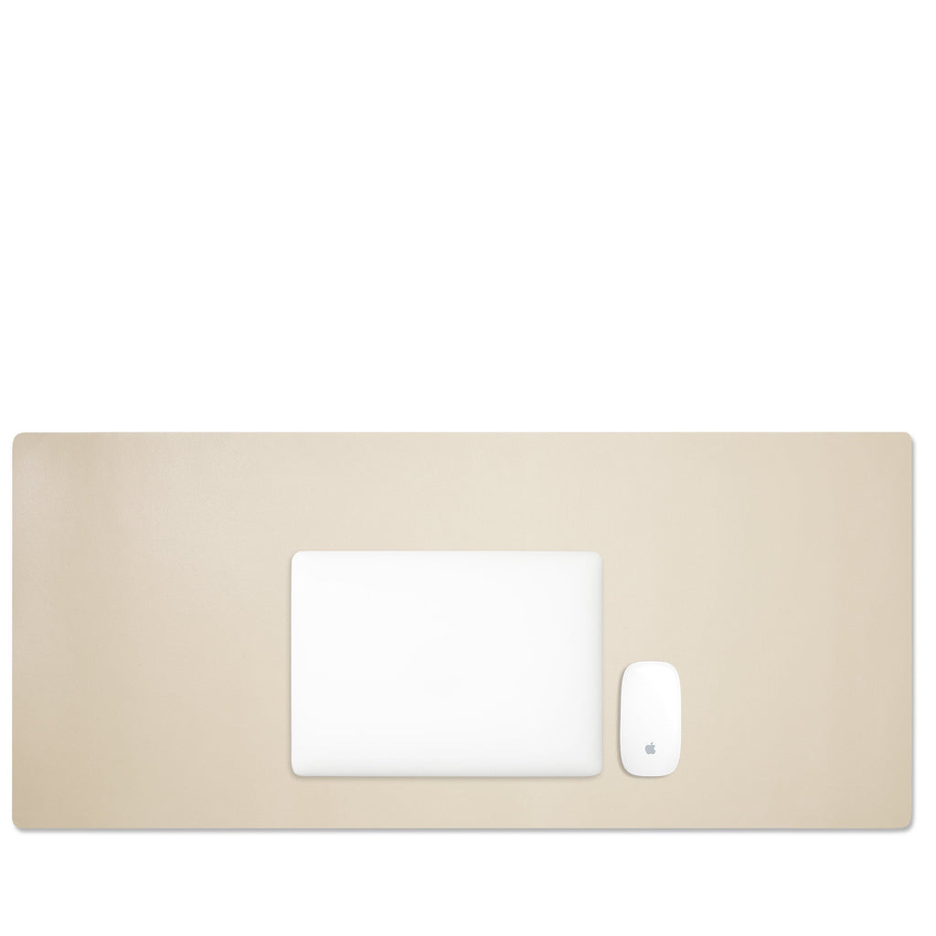 Sous-main de bureau moderne extra long couleur colombe 0