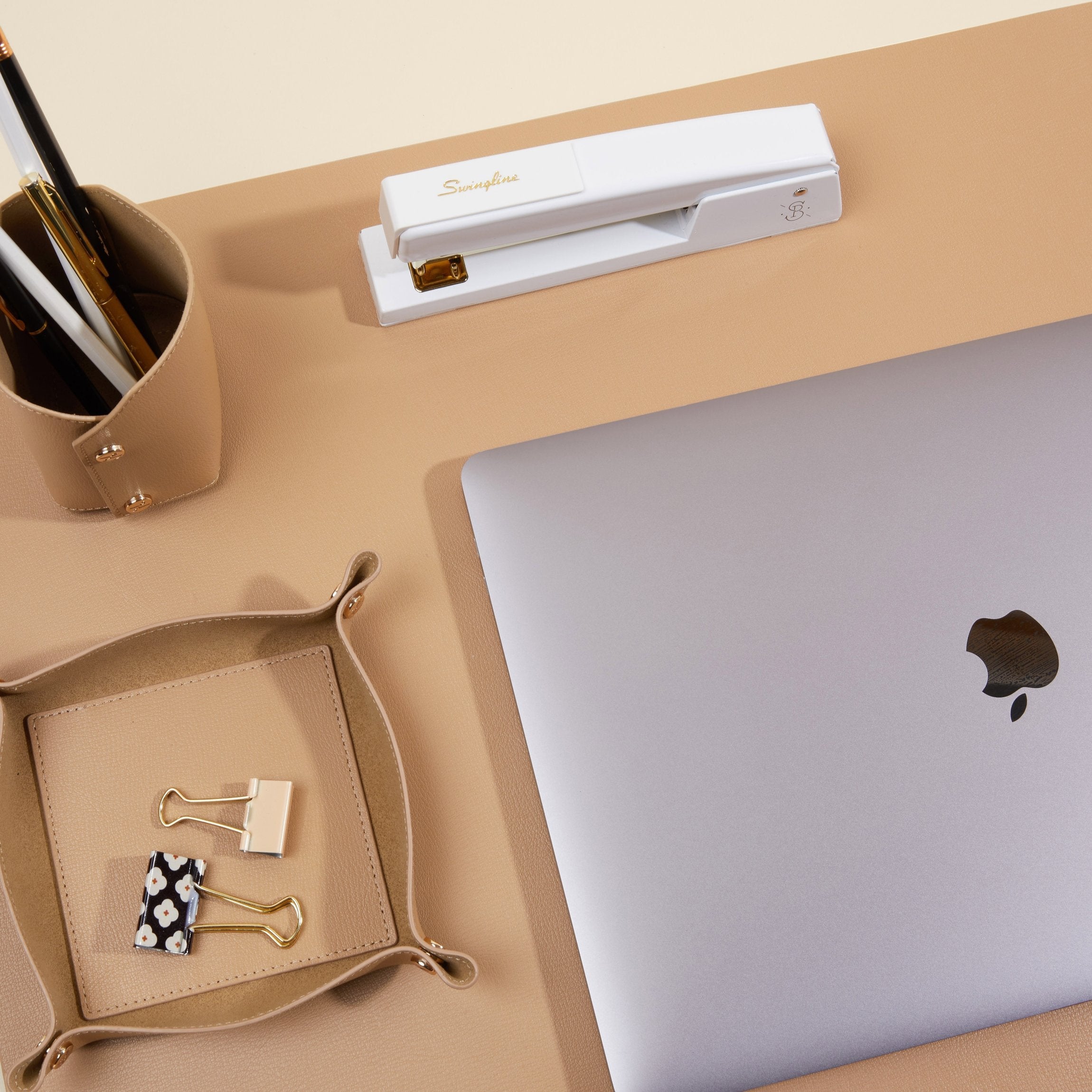 Sous-main moderne beige 1