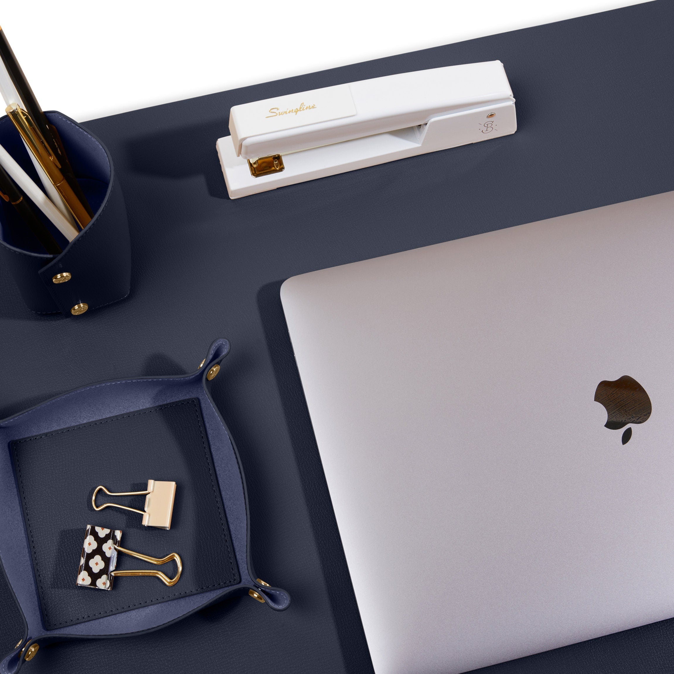 Sous-main moderne bleu nuit 1