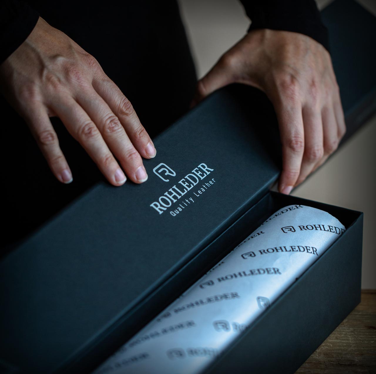 Tablier de cuisine en cuir 'Nero' 7