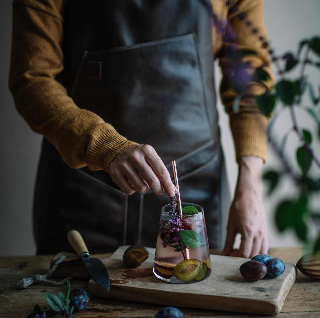 Tablier de cuisine en cuir 'Toro' 2