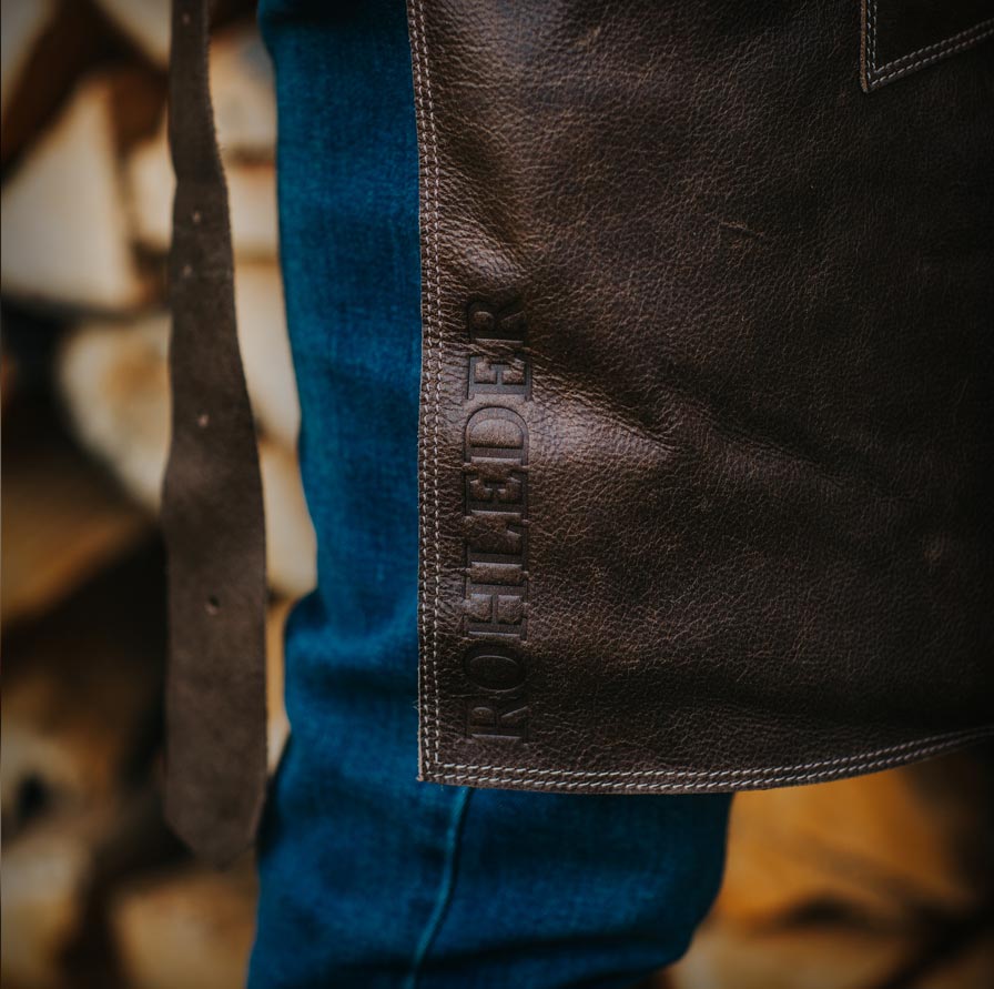 Tablier de cuisine en cuir 'Toro' 7