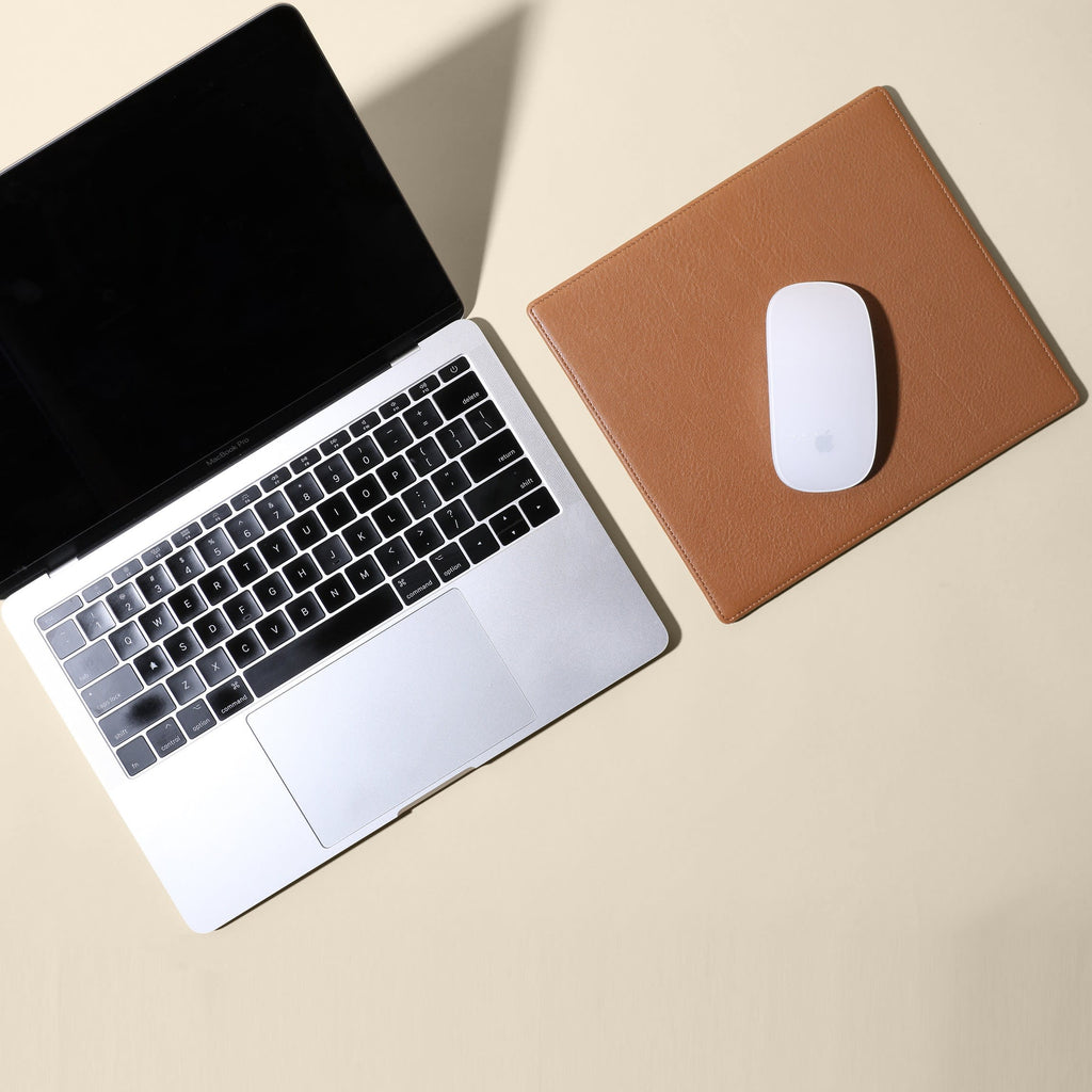 Tapis de souris classique couleur cognac 1