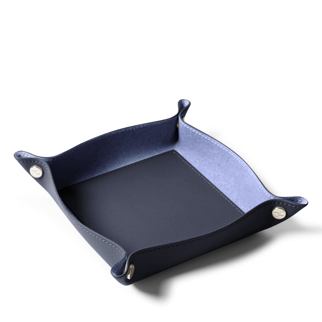 Vide-poches moderne non doublé bleu nuit 2