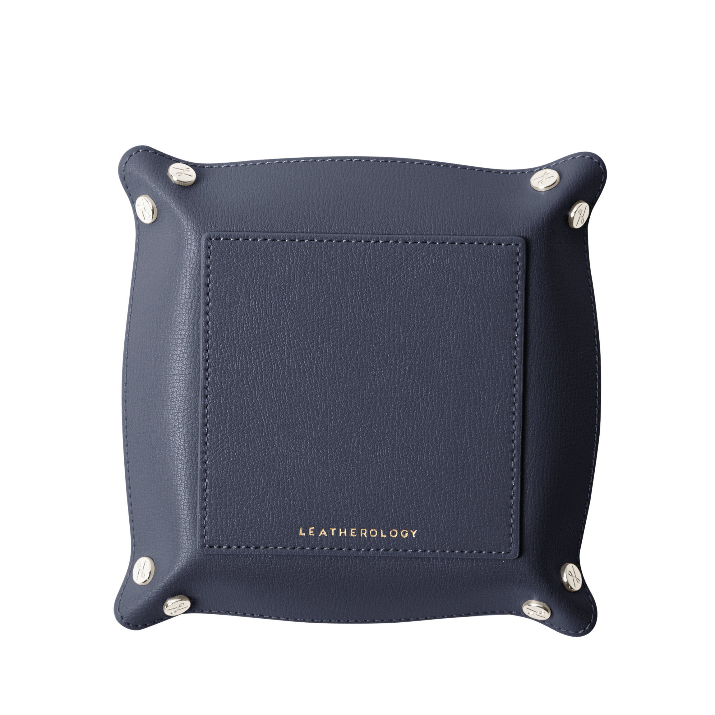 Vide-poches moderne non doublé bleu nuit 3